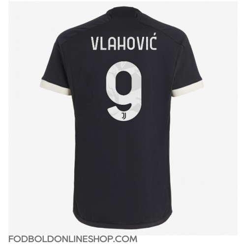 Juventus Dusan Vlahovic #9 Tredjetrøje 2023-24 Kortærmet